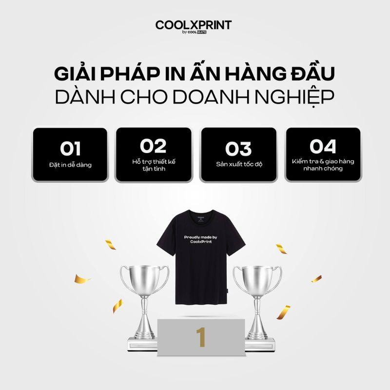 Ưu điểm nổi bật khi in áo tại CoolxPrint