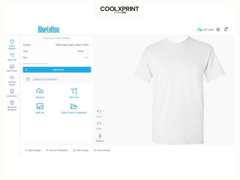 App thiết kế áo đá bóng Blue cotton