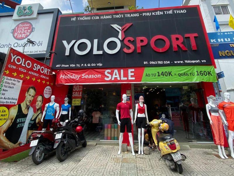 Shop bán đồ tập gym YOLO Sport