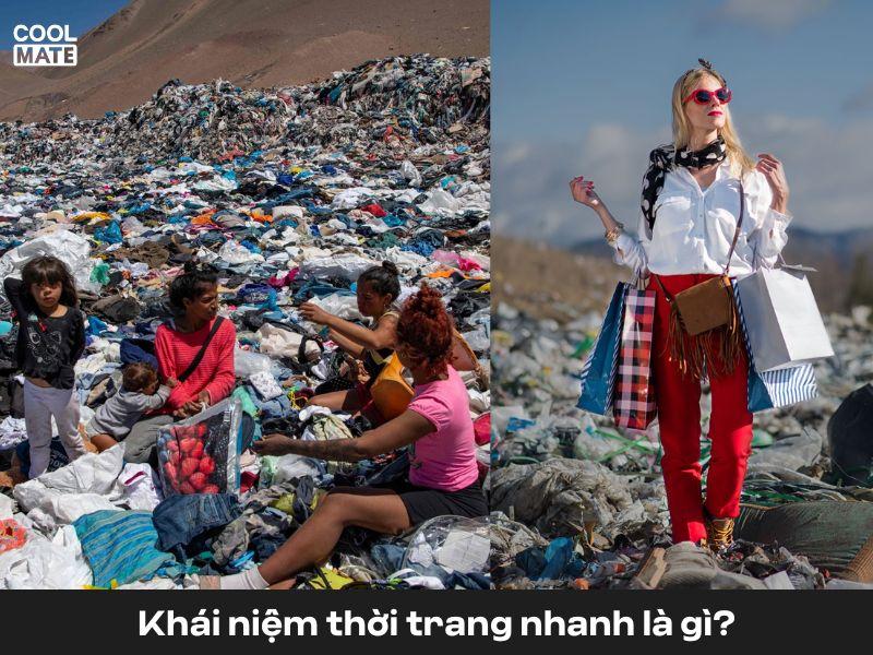 Hình ảnh minh họa khái niệm thời trang nhanh
