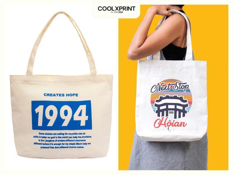 Mẫu túi canvas và túi tote