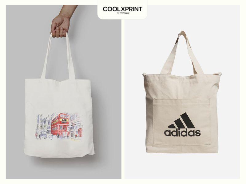 Túi canvas và túi tote sở hữu nhiều đặc điểm khác nhau