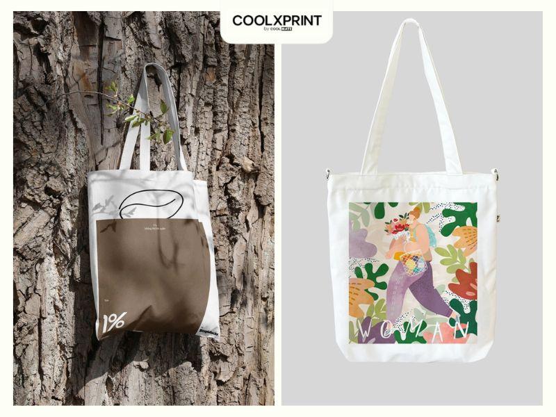 Thiết kế túi canvas và túi tote thời thượng, phù hợp với nhiều phong cách