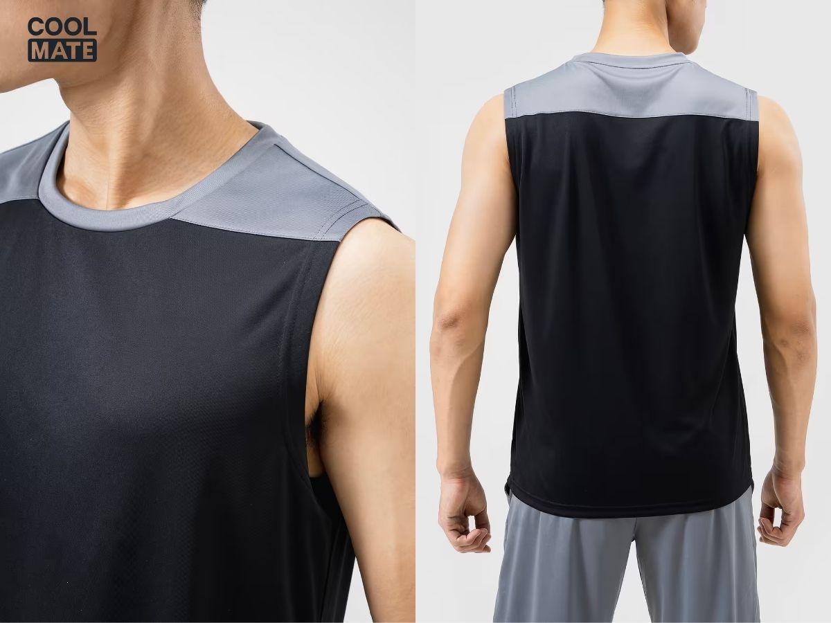 Áo Tanktop Nam Thể Thao Active phối màu Coolmate
