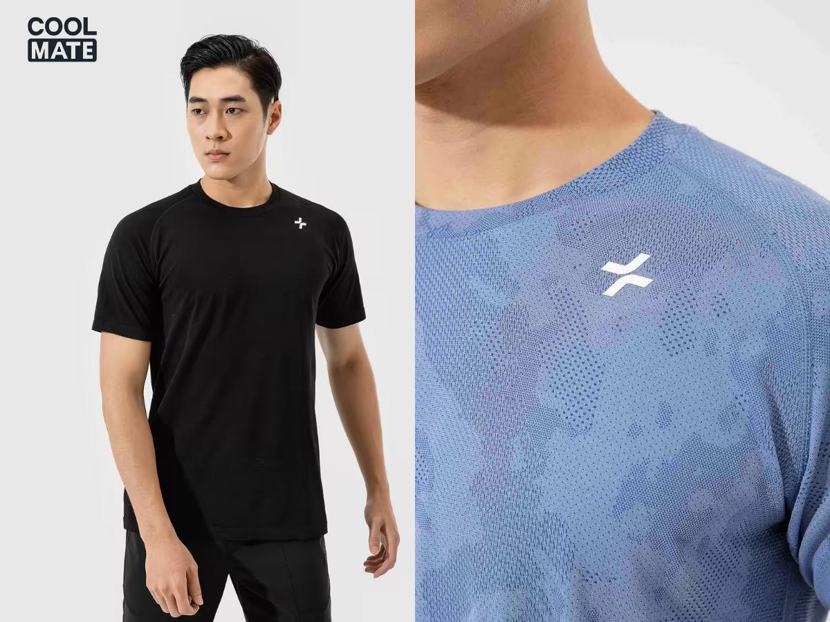 Áo thun thể thao Jacquard Seamless coolmate