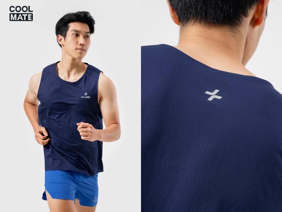 Áo Singlet chạy bộ không đường may CoolFast coolmate