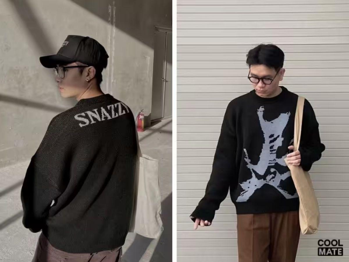 Áo len oversize cũng là một sự lựa chọn rất tốt cho mùa giáng sinh sắp tới