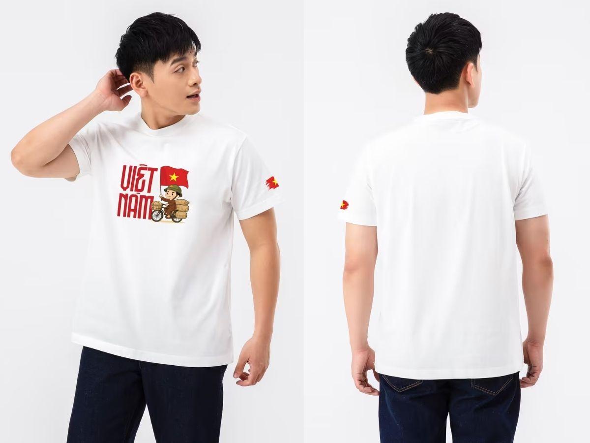   Mẫu áo thun Relaxed Fit Anh Dân Công Hỏa Tiến của Coolmate