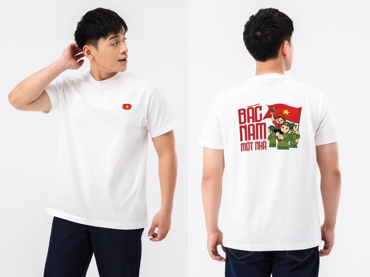 Ý nghĩa nối tiếp thế hệ trên áo thun Em Bé Điện Biên Coolmate