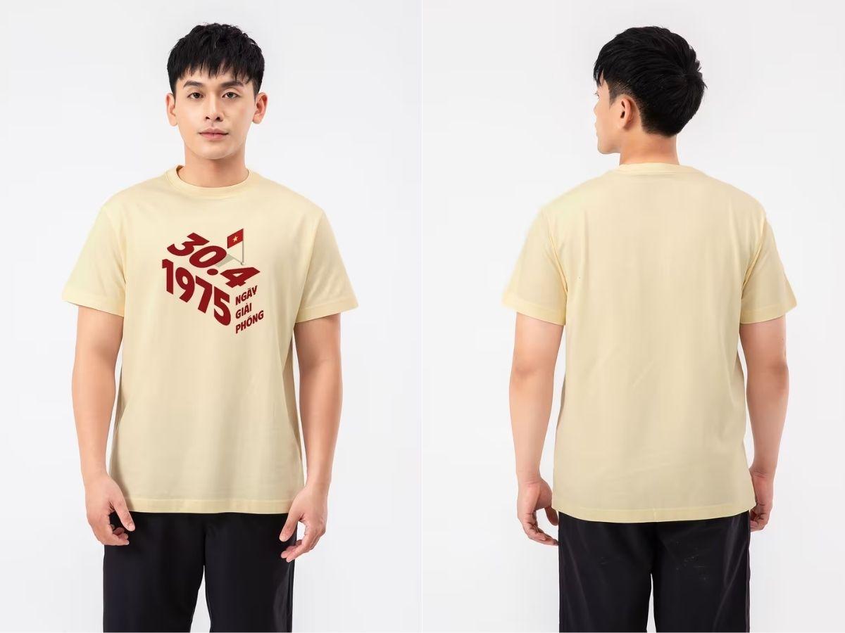 Mẫu áo thun yêu nước in hình ngày giải phóng 30/4/1975 với thiết kế 3D