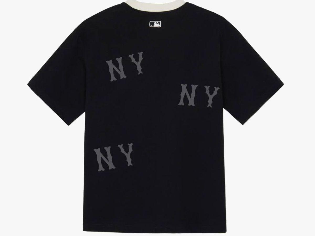 Áo thun trơn cổ tròn dáng ngắn NYC