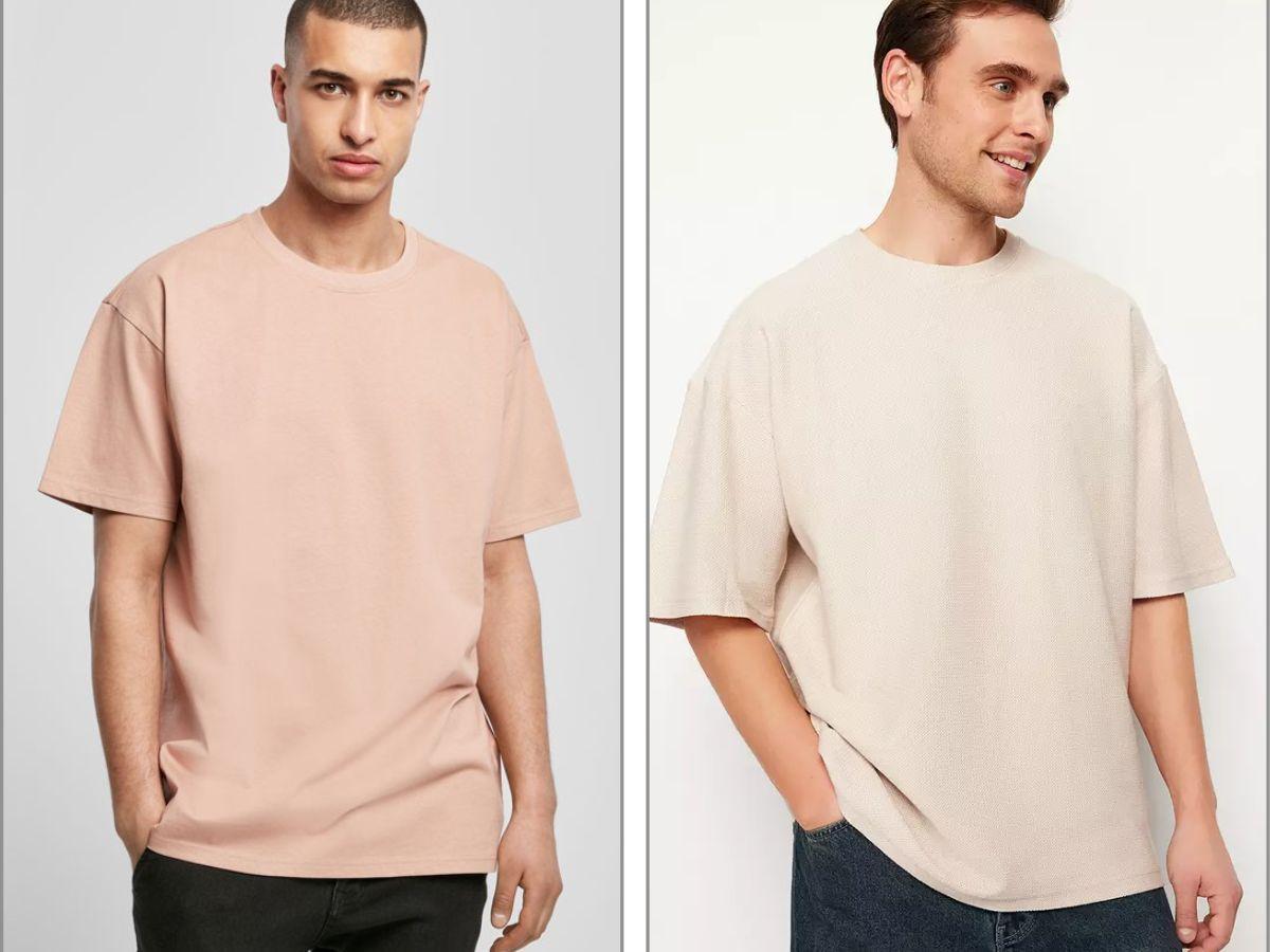  Áo phông trơn Oversize ống tay rộng làm từ vải AIRism 