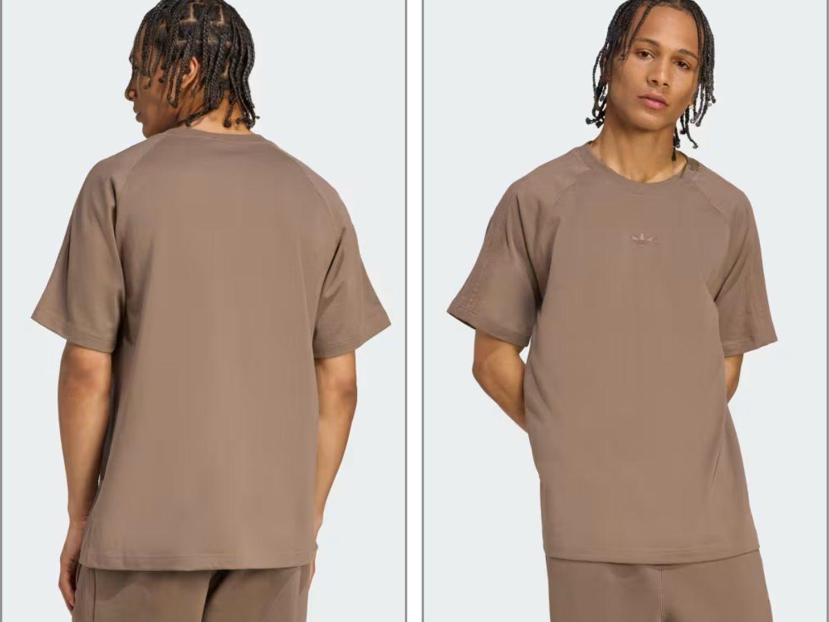 Áo thun oversize nam màu Cacao 