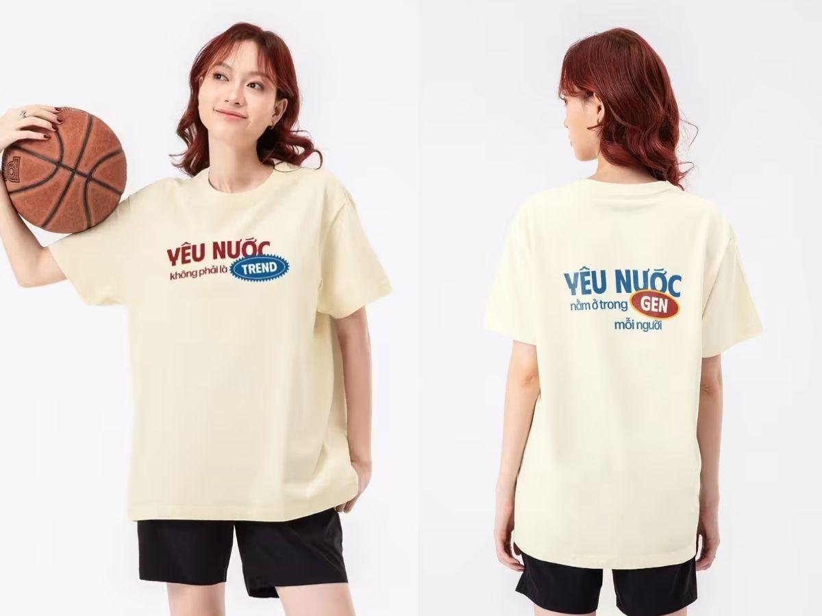 Áo thun Yêu Nước Trong Gen với thông điệp Yêu nước không phải là trend