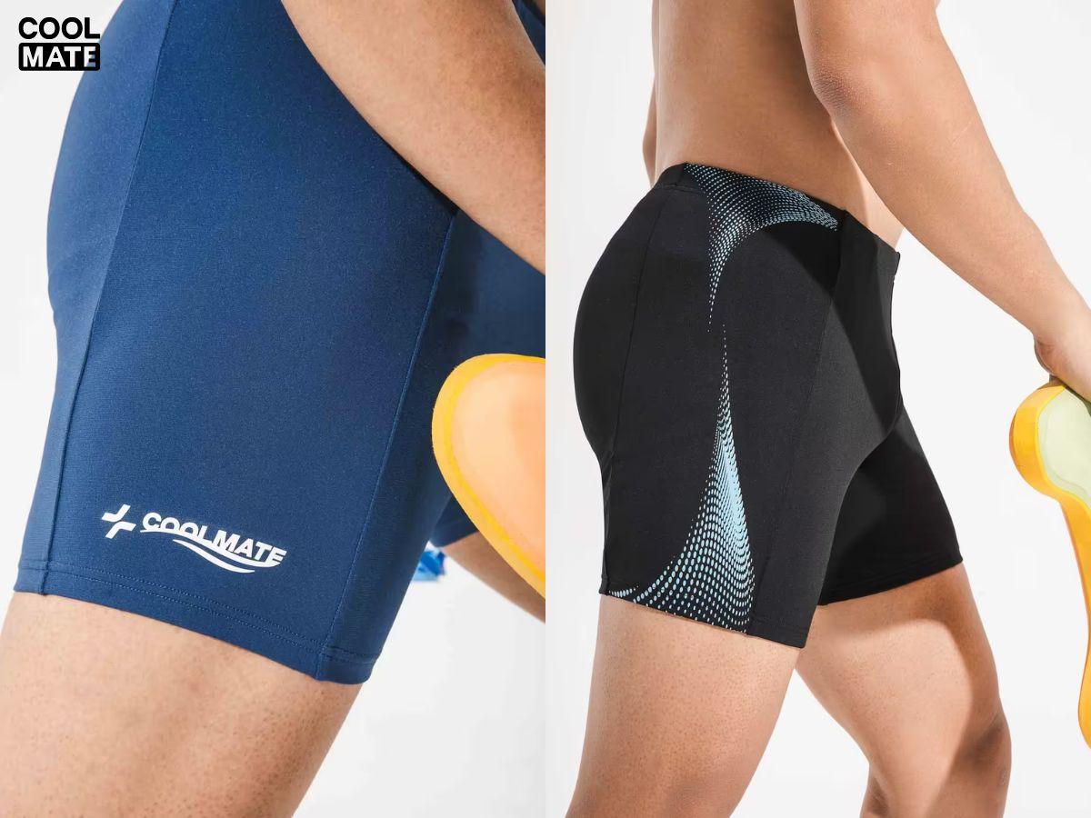 Quần bơi Coolmate nhanh khô, có khả năng chống nắng tốt