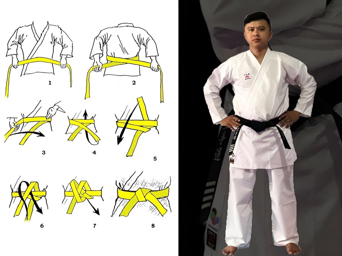 Cách thắt đai Taekwondo đơn giản
