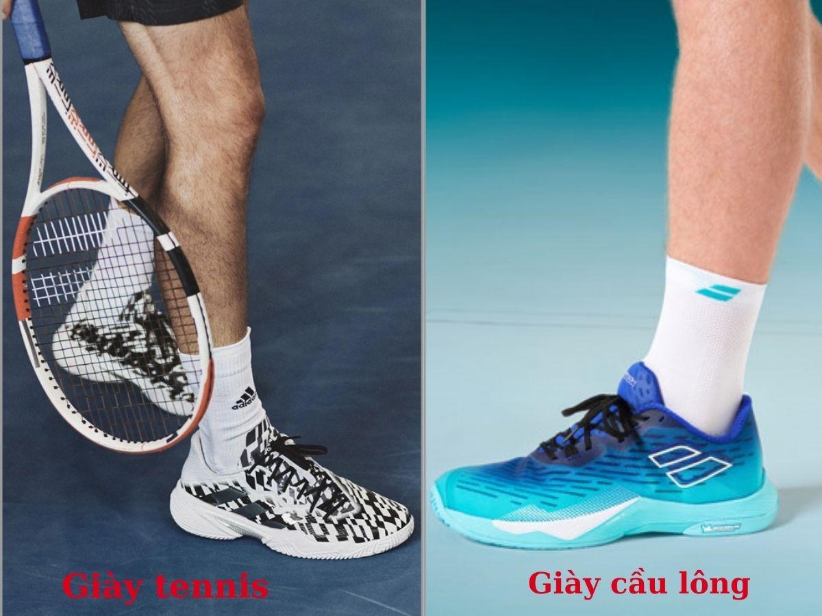  Sự khác nhau giữa giày tennis và giày cầu lông