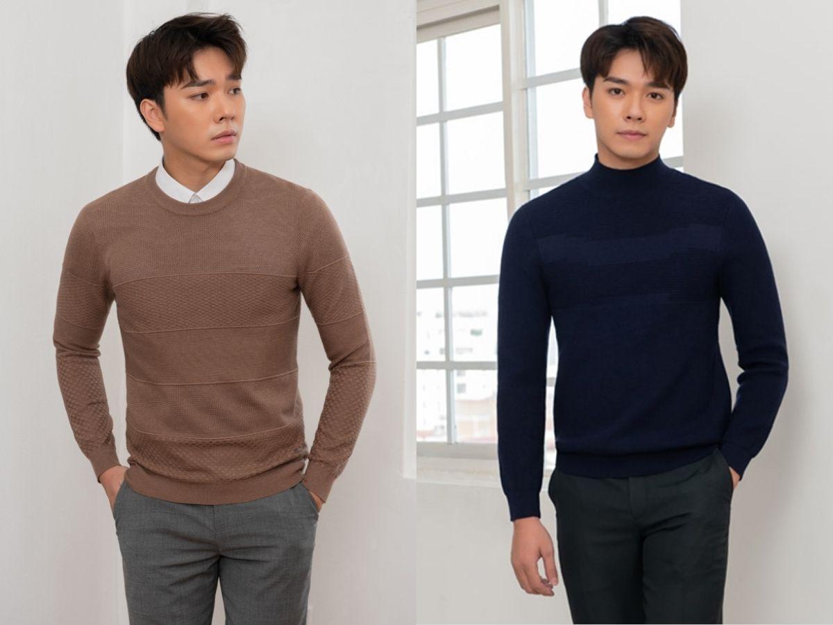  Phối đồ với áo len nam cashmere đảm bảo sự hài hòa nhất