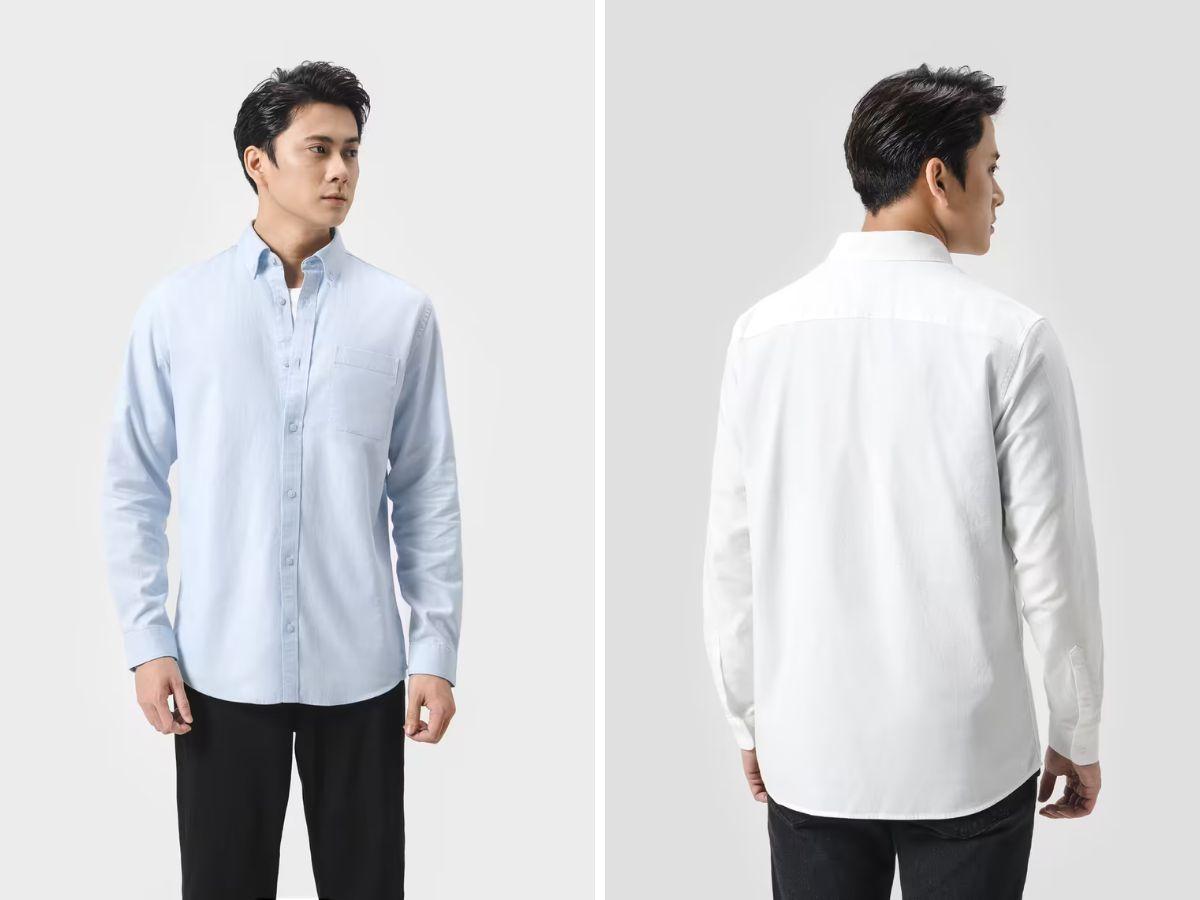 Sản phẩm Áo Sơ Mi Dài Tay Essentials Cotton