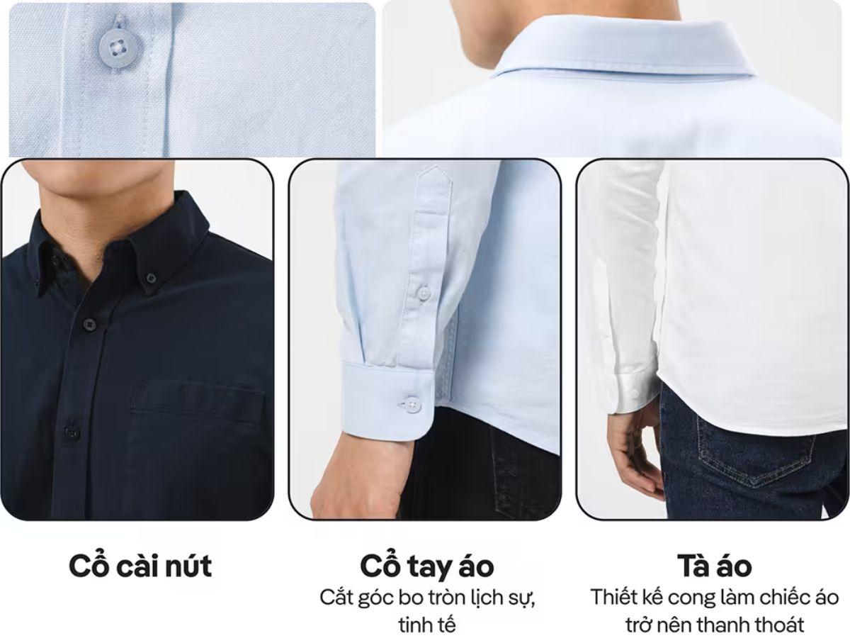 Áo nổi bật với thiết kế tối giản, phù hợp với phong cách thanh lịch