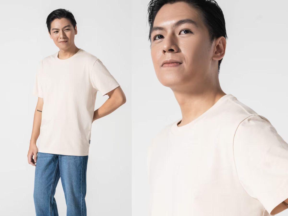 Form dáng Áo thun nam Cotton 220GSM