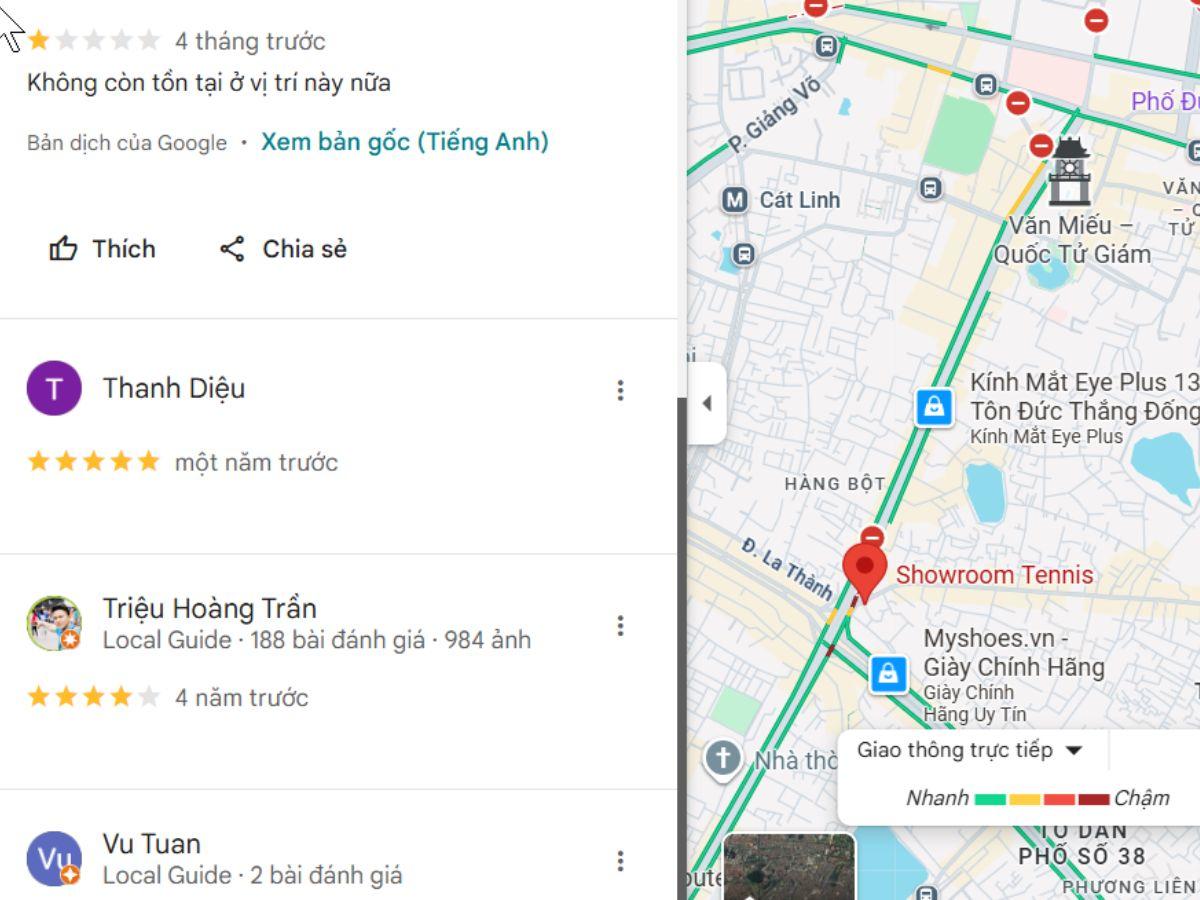Review chân thật về cửah àng siêu thị tennis