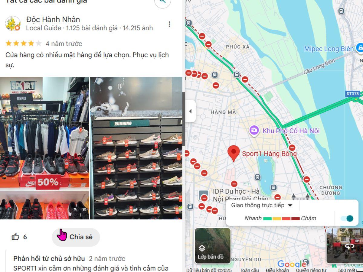 Review chân thật về cửa hàng SPORT1