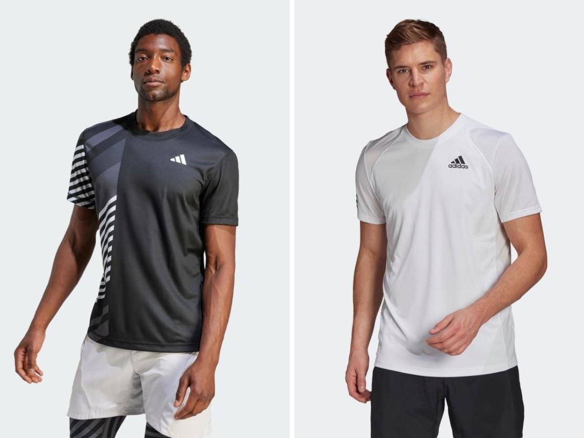 Mẫu áo tennis Adidas với chất liệu vải AEROREADY cao cấp, chất lượng