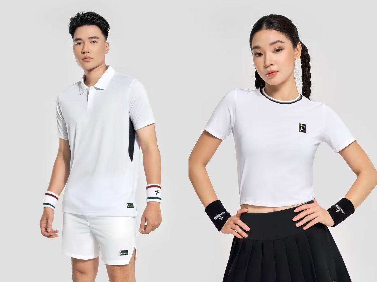 Trang phục Pickleball của Coolmate hoàn toàn phù hợp cho cả các buổi tập luyện và thi đấu tennis
