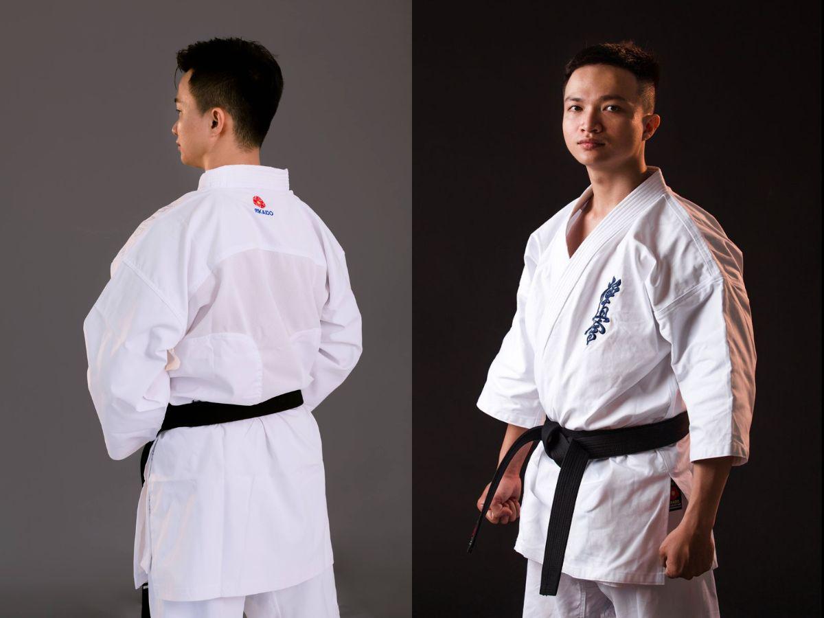 Võ phục cho người mới bắt đầu nên ưu tiên các loại vải như cotton, cotton poly