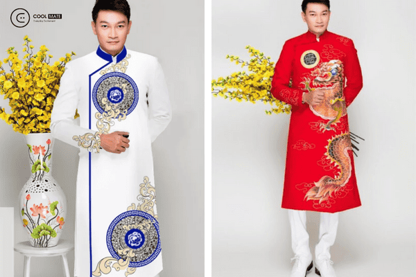 Lựa chọn màu sắc và họa tiết áo dài nam