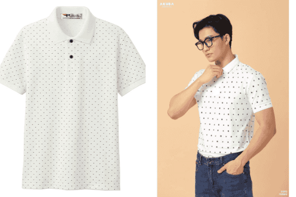 Áo polo chấm bi - mẫu áo polo công sở nam thanh lịch