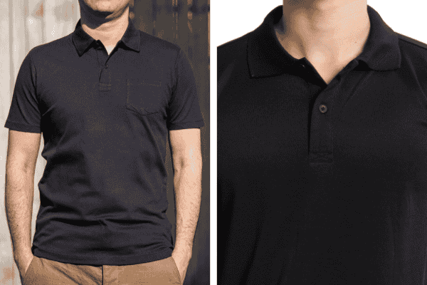 Áo polo cổ bẻ Sunspel