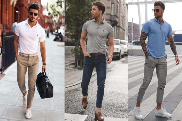 Các mẫu áo polo slim fit