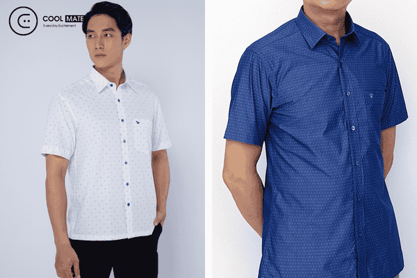 Áo sơ mi chấm bi nam Jan Shop được nhiều phái mạnh lựa chọn