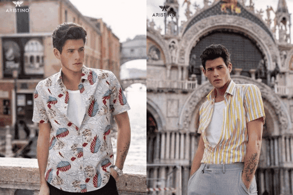 Áo sơ mi linen nam Aristino phối đồ