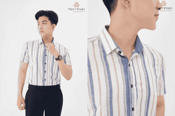 Áo sơ mi linen nam Merriman