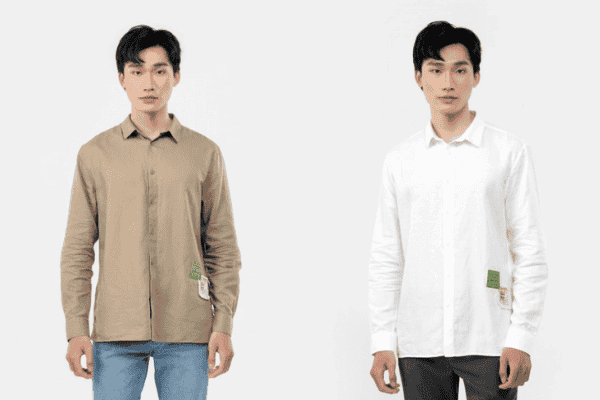 Áo sơ mi linen nam Routine phối đồ