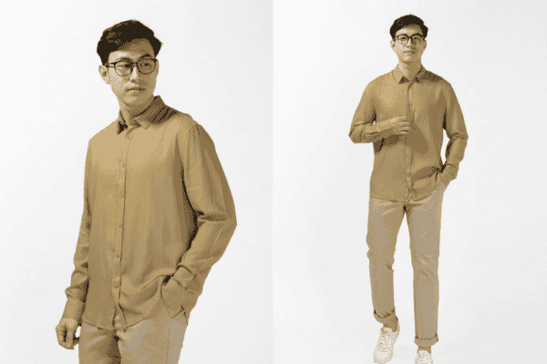 Áo sơ mi linen nam Routine