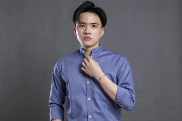 Áo sơ mi nam dài tay LADOS, chất liệu Oxford cao cấp