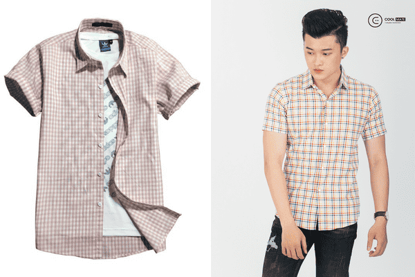 Tip phối đồ “chất như nước cất” với áo sơ mi nam tay ngắn sọc caro