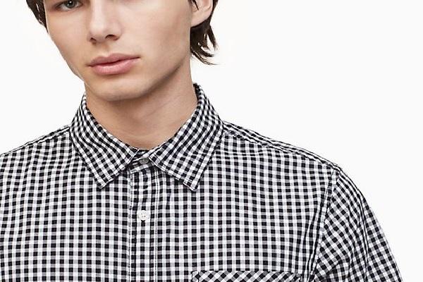 Sơ mi sọc caro Calvin Klein