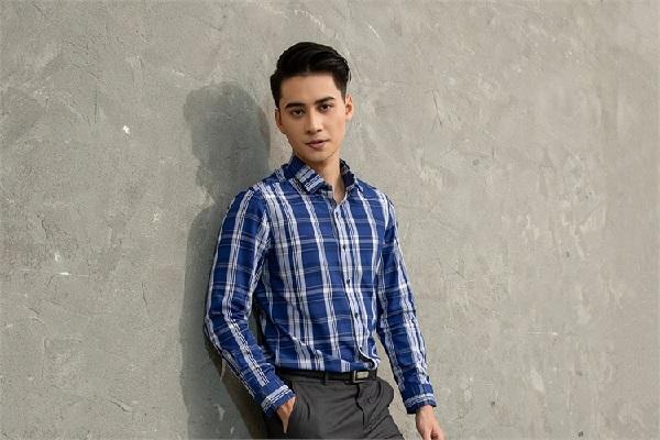 Áo sơ mi nam caro form chuẩn