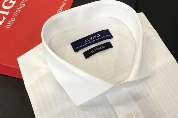 Áo sơ mi trắng nam cao cấp Aligro