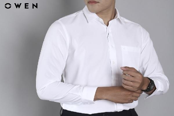 Áo sơ mi trắng nam cao cấp Owen