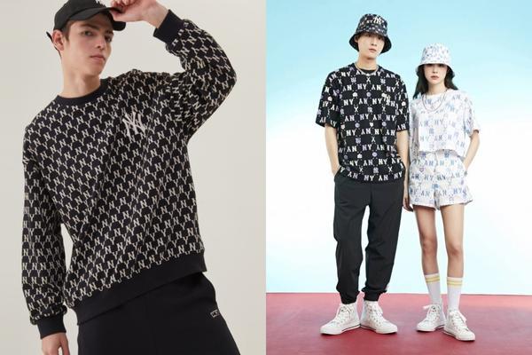 Áo MLB họa tiết Monogram