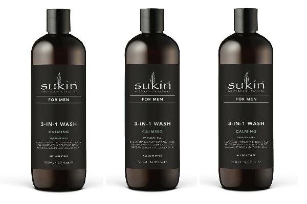 Sukin FOR MEN CALMING BODY WASH 500ml