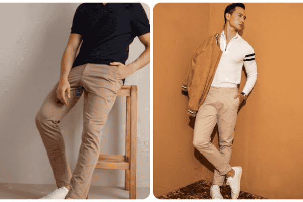 áo polo kết hợp quần kaki