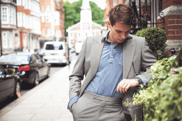 áo polo kết hợp bộ vest