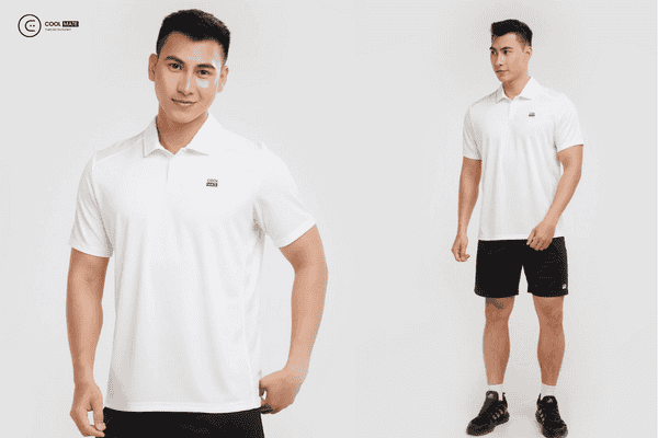 Mặc áo polo đẹp với logo áo